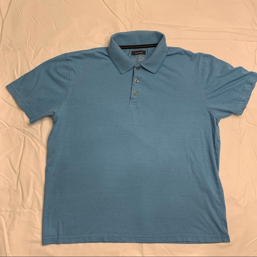 Alfani Blue Polo Shirt